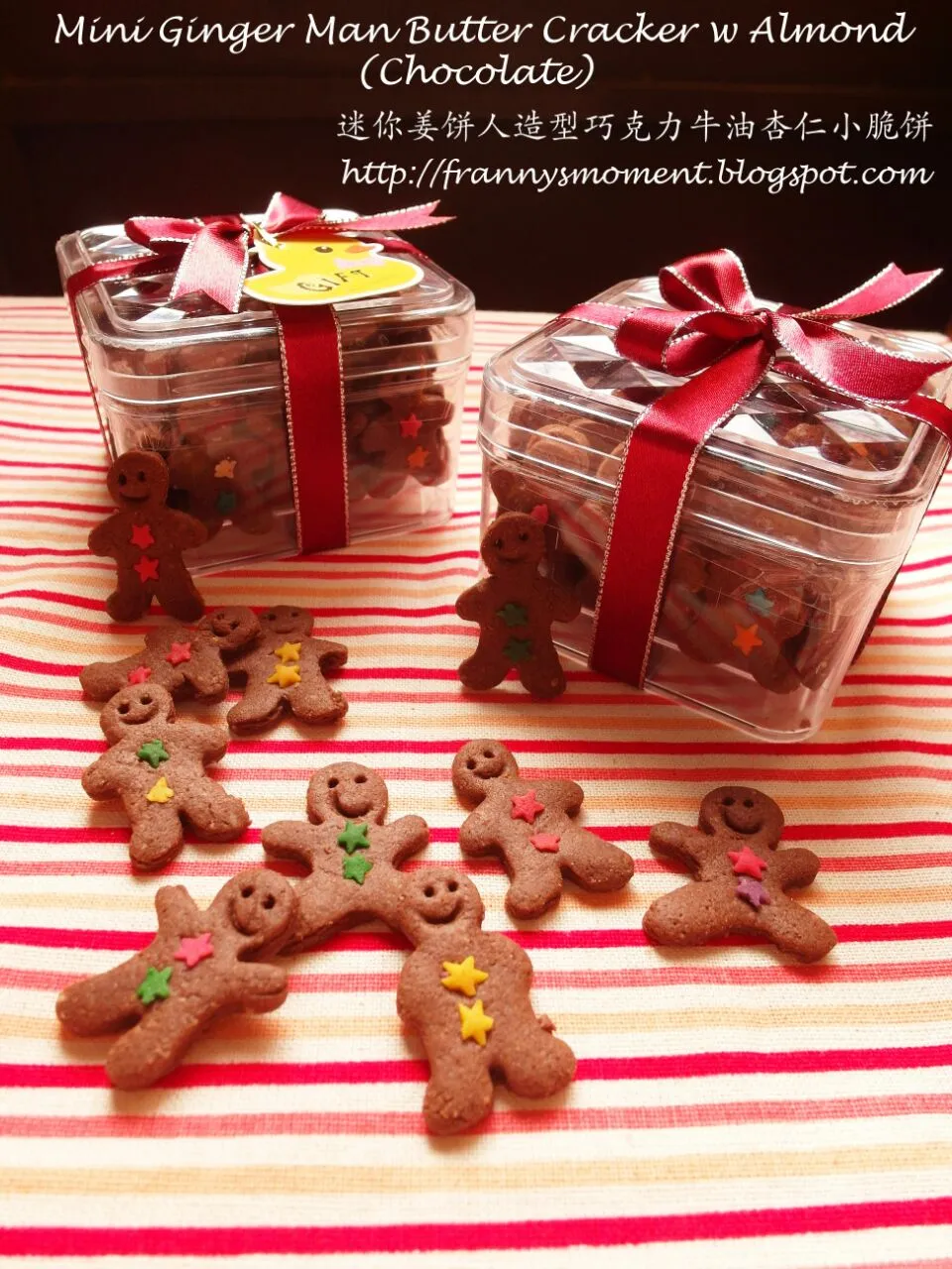 Mini gingerbread man chocolate butter cracker|Frannyさん