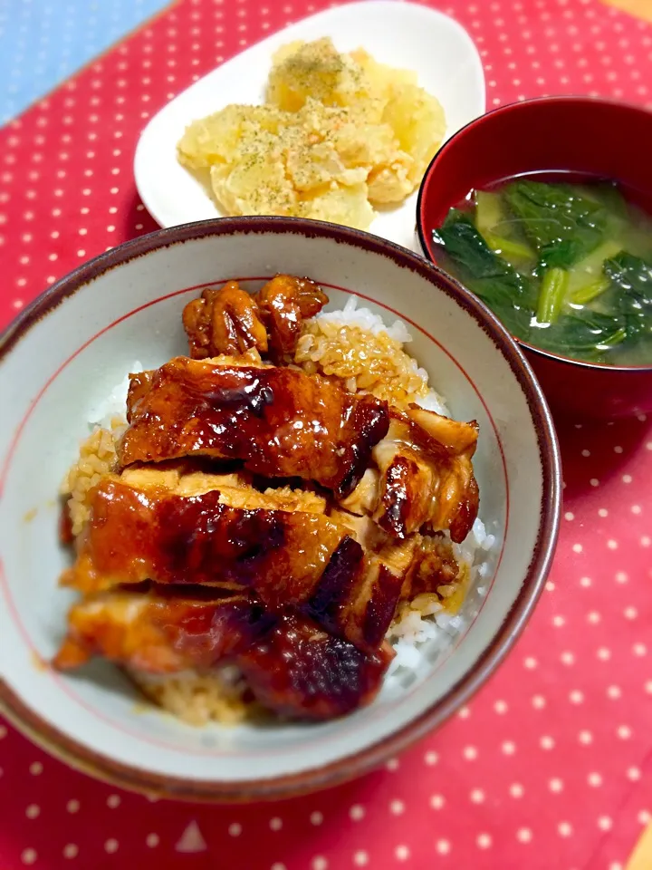 鶏の照り焼き丼|ゆきさん