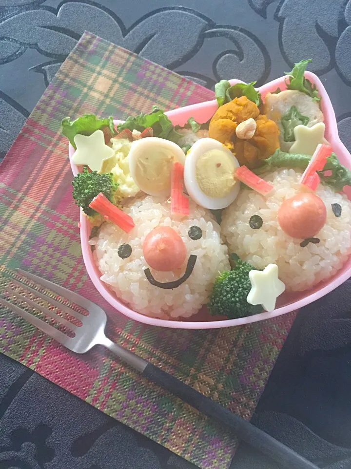 Snapdishの料理写真:赤鼻のトナカイ弁当|akiさん