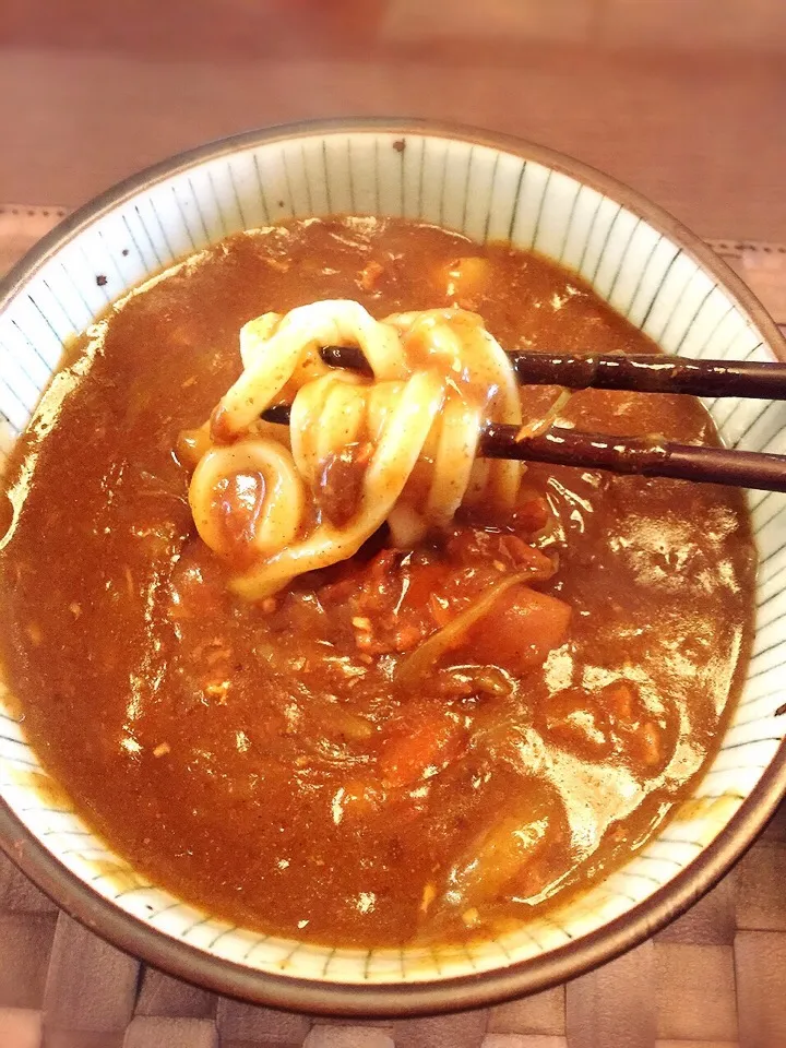 カレーUDON、温まります！|taka-chanさん