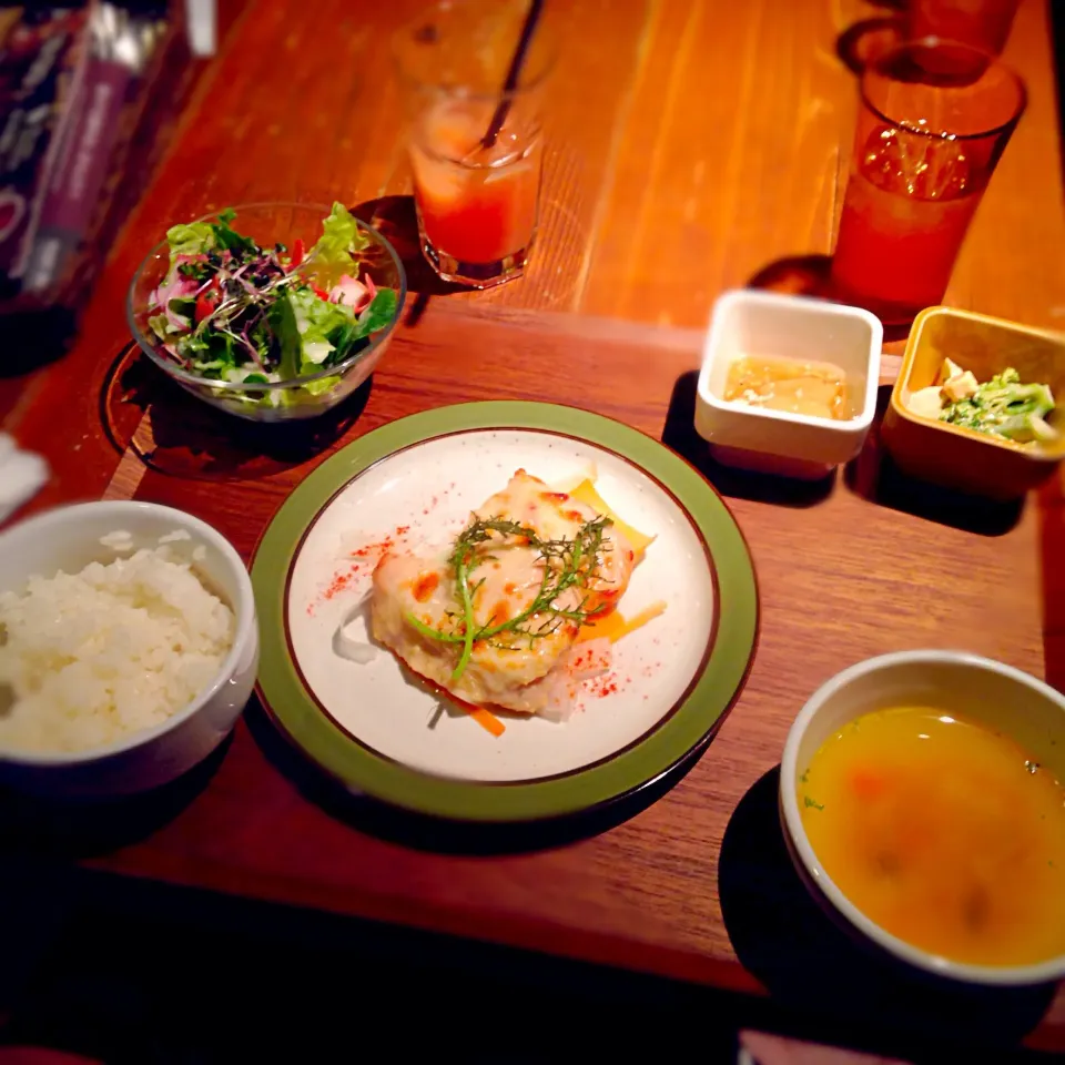 鶏の西京チーズ焼きランチ|yuriさん