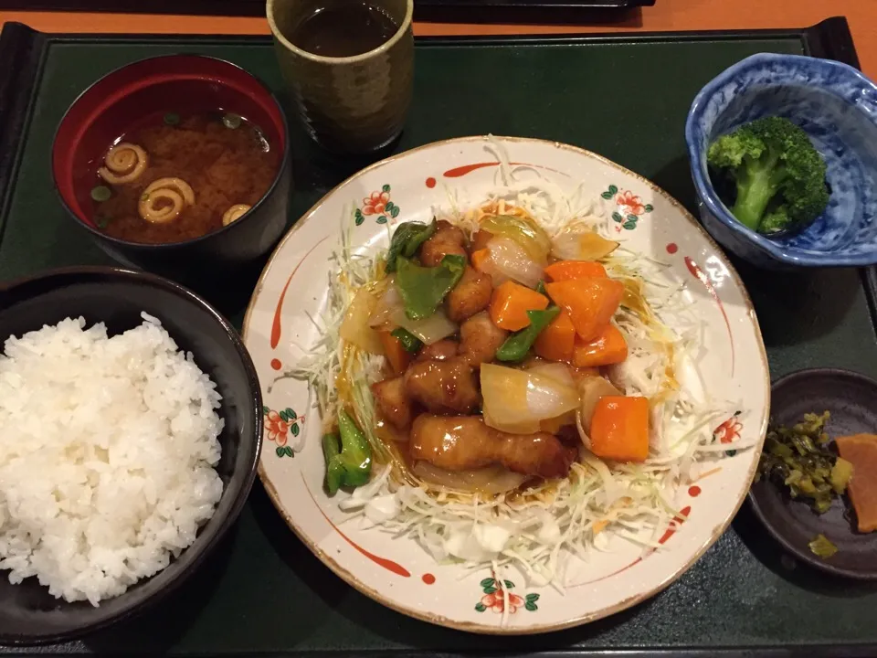 豚バラ肉の甘酢あんかけ|Kojiさん