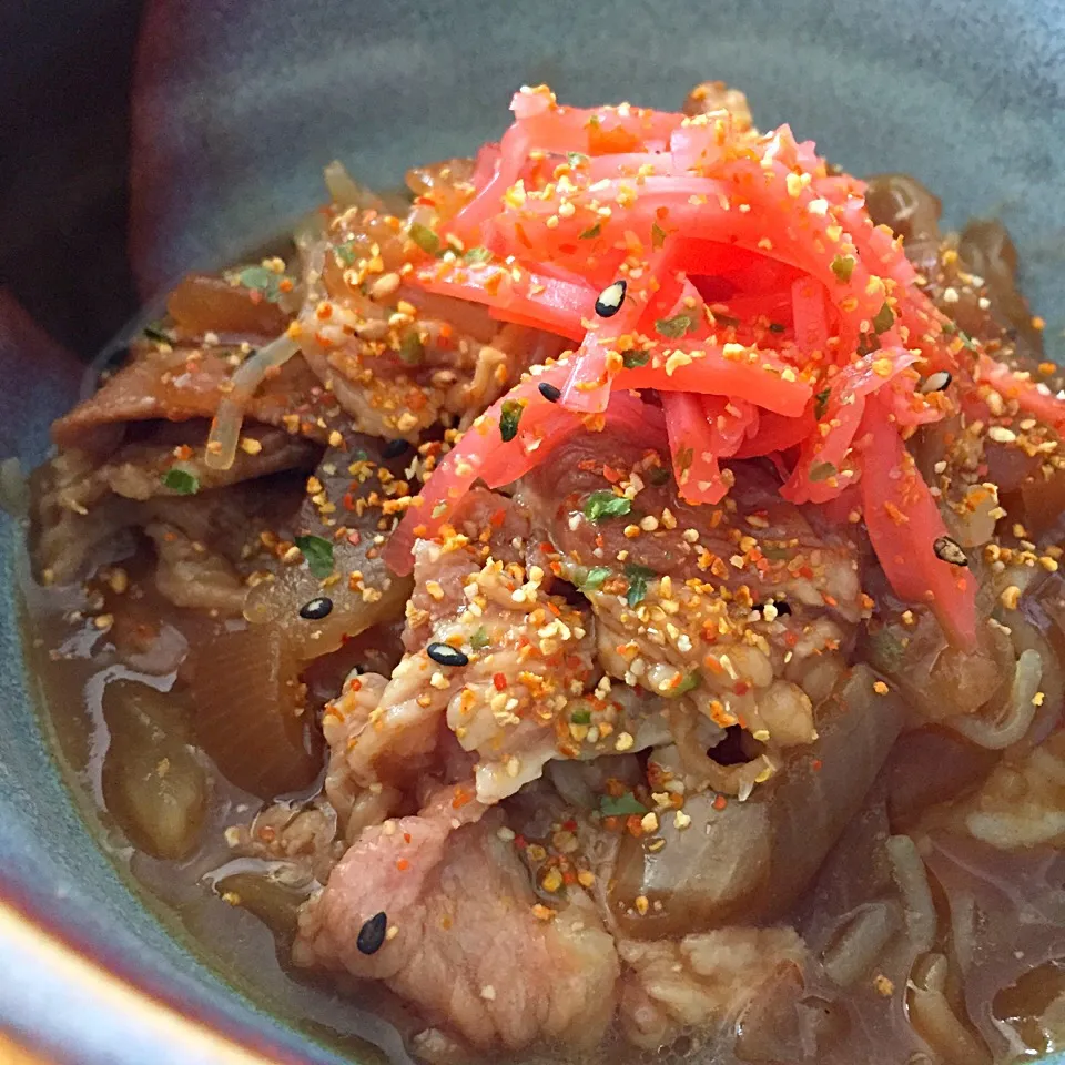 つゆだく牛丼|カウンター嬢さん