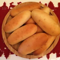 Snapdishの料理写真:ホットドッグ用の！コッペパン🍞はまってる〜☺︎|あきさん