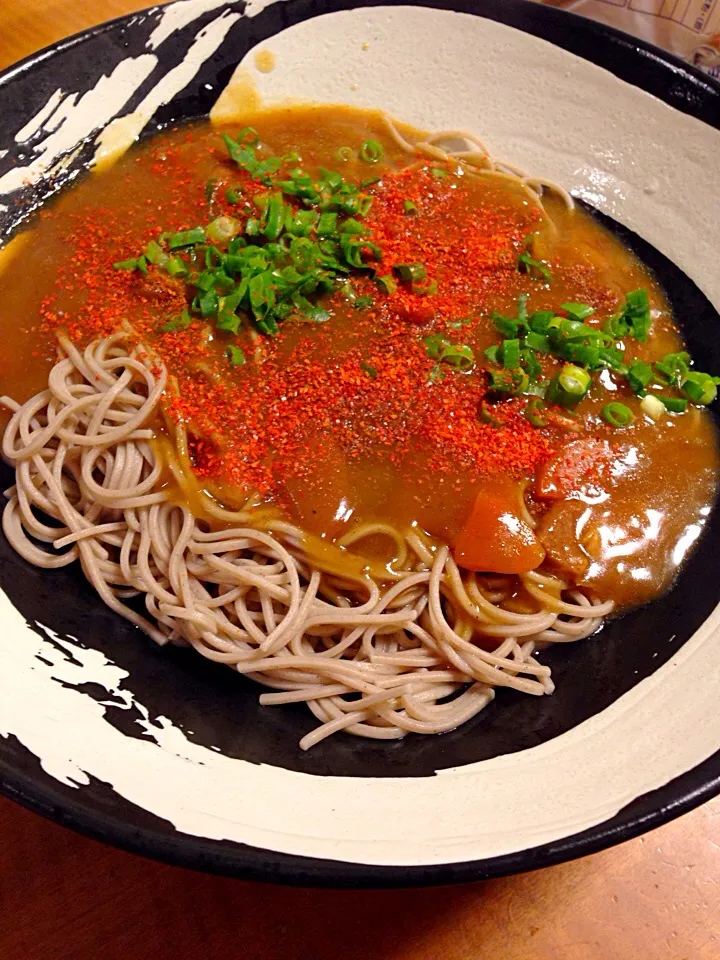 Snapdishの料理写真:カレー蕎麦|中華蕎麦 銀時さん