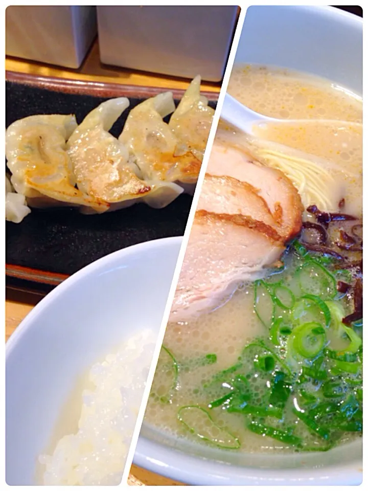 白丸餃子ランチ@博多 一風堂 大宮店|みっさんさん