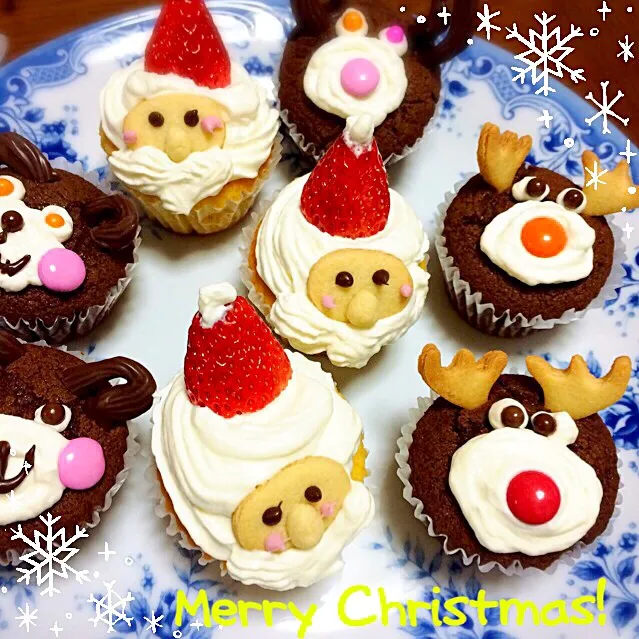 クリスマスカップケーキ☆|ましてさん