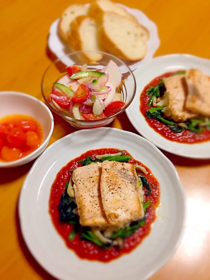 両親用の夕飯完成～|じゅんじゅんさん