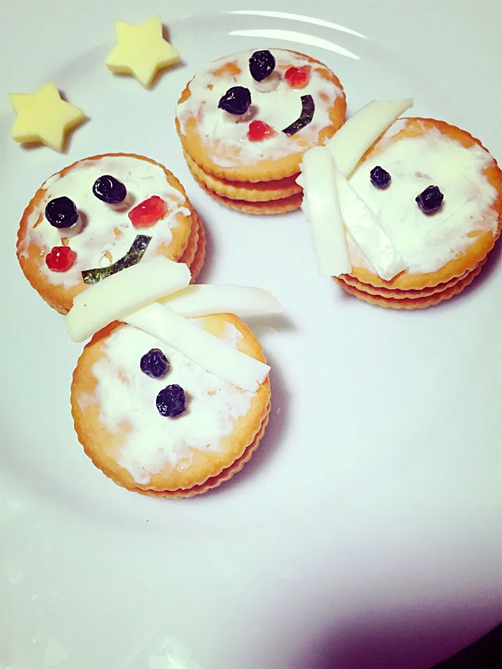 Snowman biscuits|Laarni Nabongさん