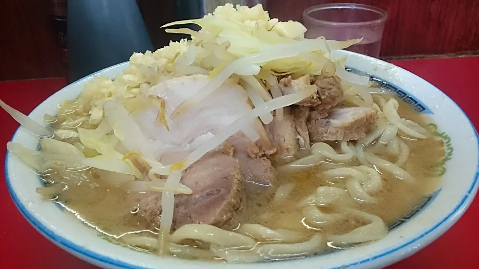 二郎目黒店の小豚ラーメン+ニンニクW ＠目黒|大脇さん