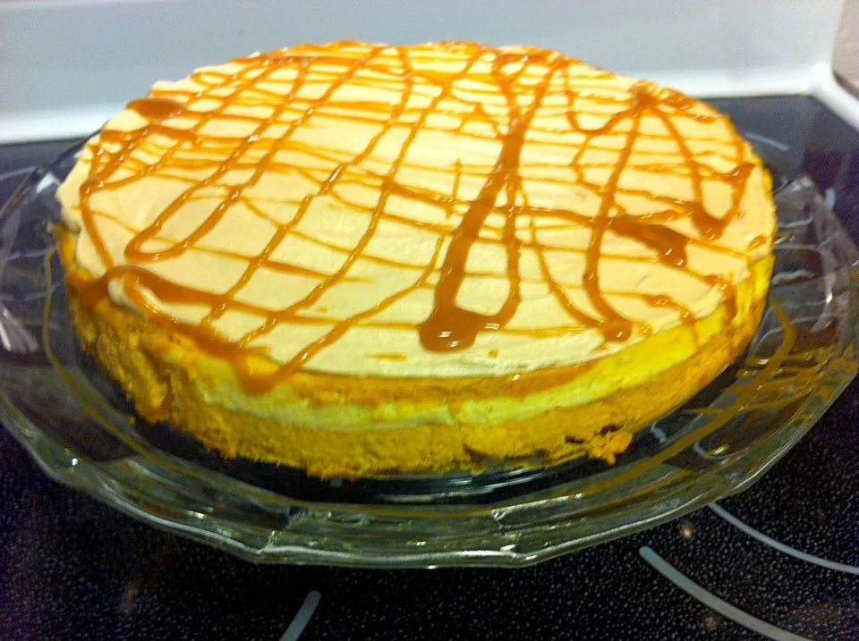 Pumpkin eggnog cheesecake.|virginia frasseさん