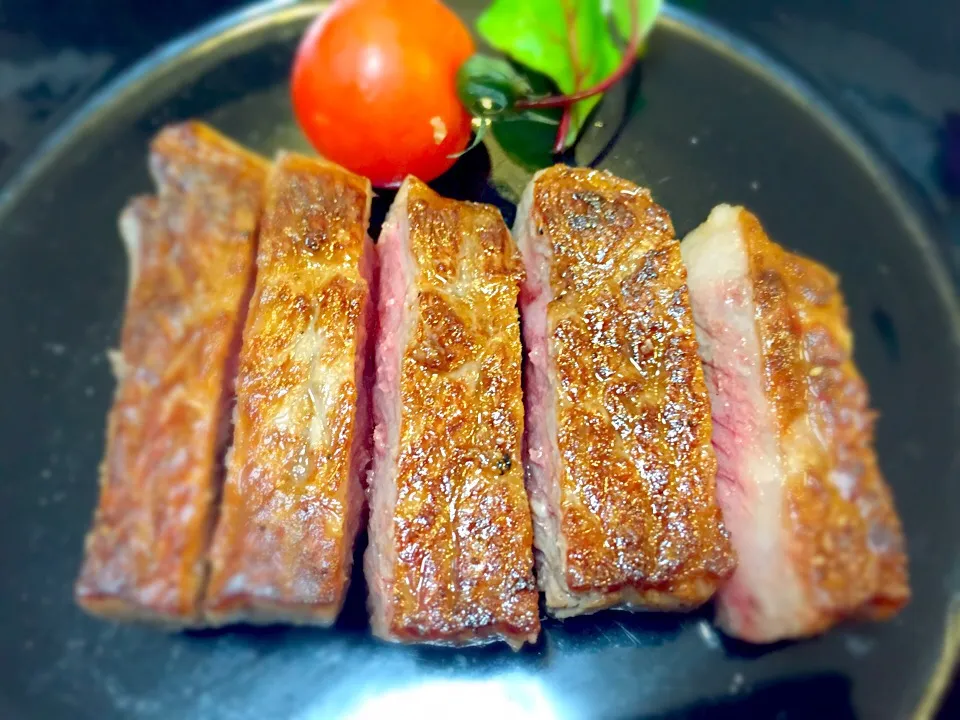 熟成肉、焼くときもじっくり焼きました。|tesasakiさん