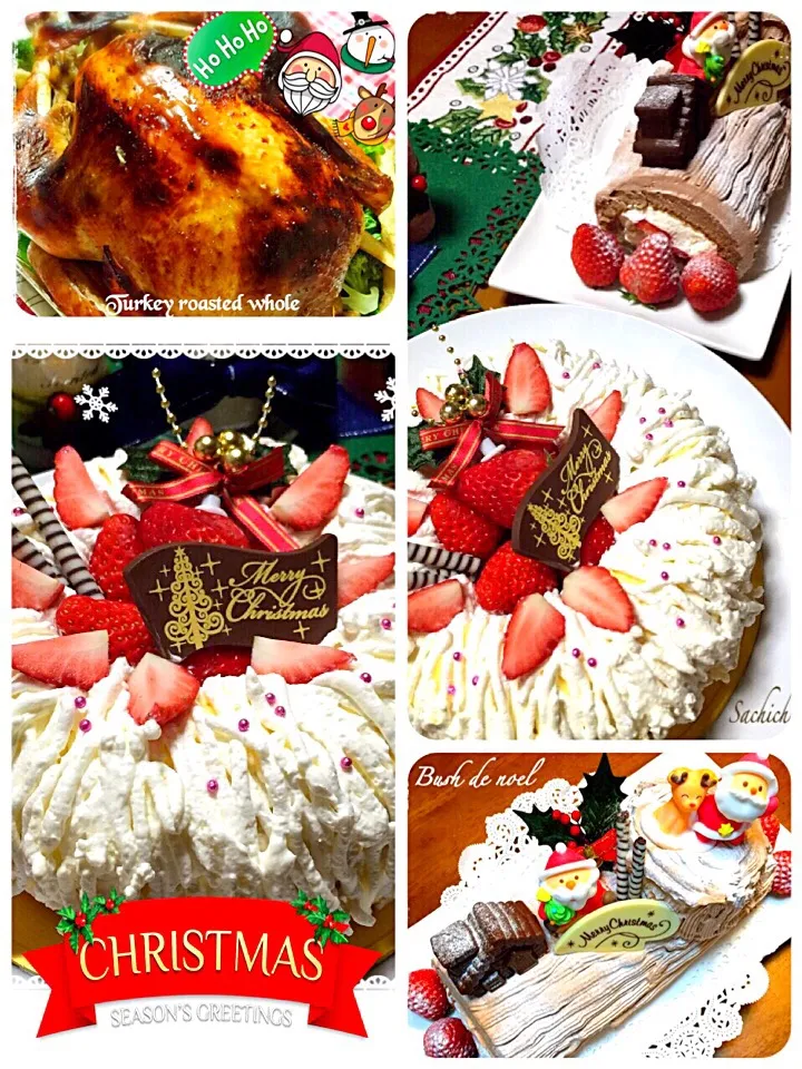 ちょっと早いけど、クリスマスホームパーティ🎄🎂6.5kgのターキー焼いたよー(≧▽≦)ゞ|Sachichi♪さん