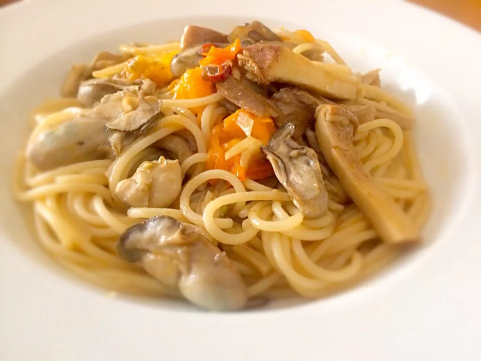 Oyster&mushroom pasta|Masakiさん