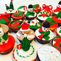 Christmas cupcakes|vivienさん