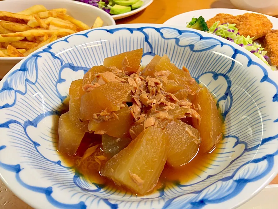 丸大根とツナの煮物|ルドルフさん