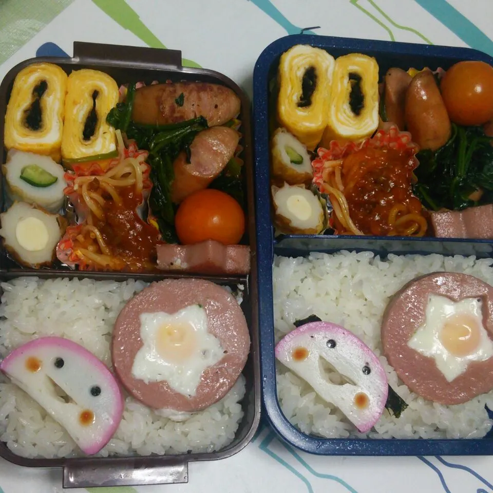 Snapdishの料理写真:12月22日　高校生女子＆オレ弁当|クッキングおやぢさん