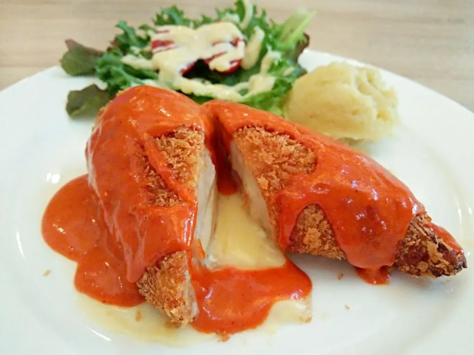 Le cordon bleu #Chicken #cheese #goodteste|Yim Nitchatheerakarnさん