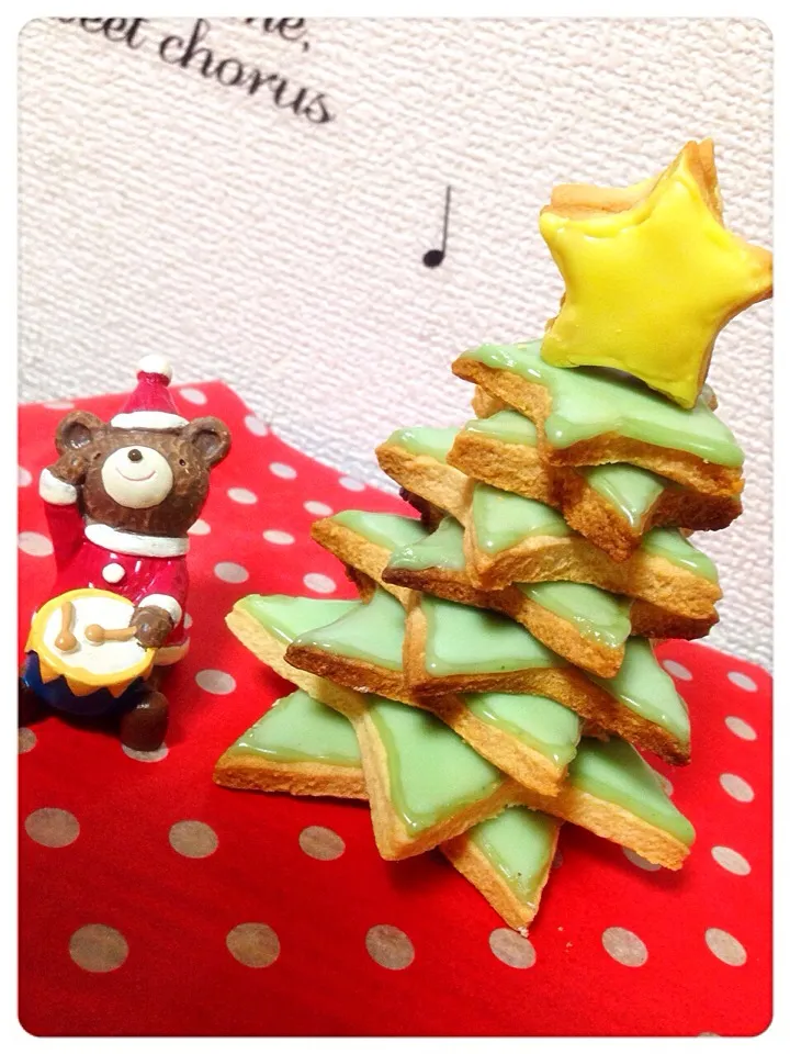 クリスマスツリークッキー(>∀<)b|nanatasu♡♡さん