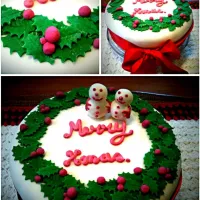 Snapdishの料理写真:Icing Christmas Cake.|Eveさん