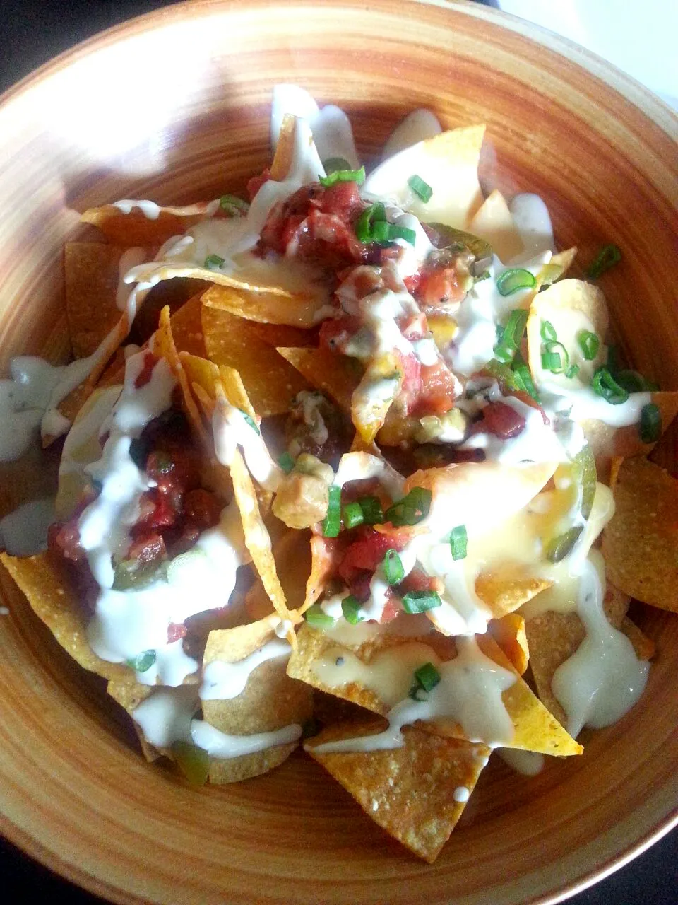 Nachos with sour cream and cream cheese|Sabrina  Wongさん