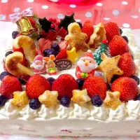 Snapdishの料理写真:クリスマスケーキ|Nozomiさん