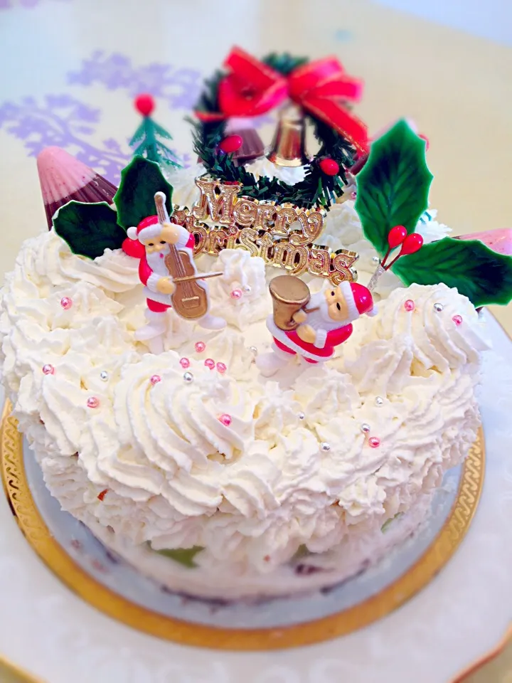 Snapdishの料理写真:アポロクリスマスケーキ🎄|まうんてんさん