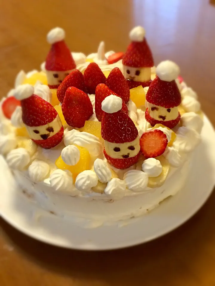 Snapdishの料理写真:🎂クリスマスケーキ🎄|さりーさん