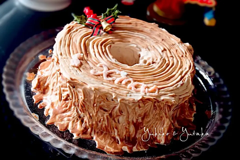 シフォンケーキでブッシュドノエル☆|ゆきこさん