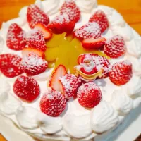 Snapdishの料理写真:クリスマスケーキ🎂|kick-yさん