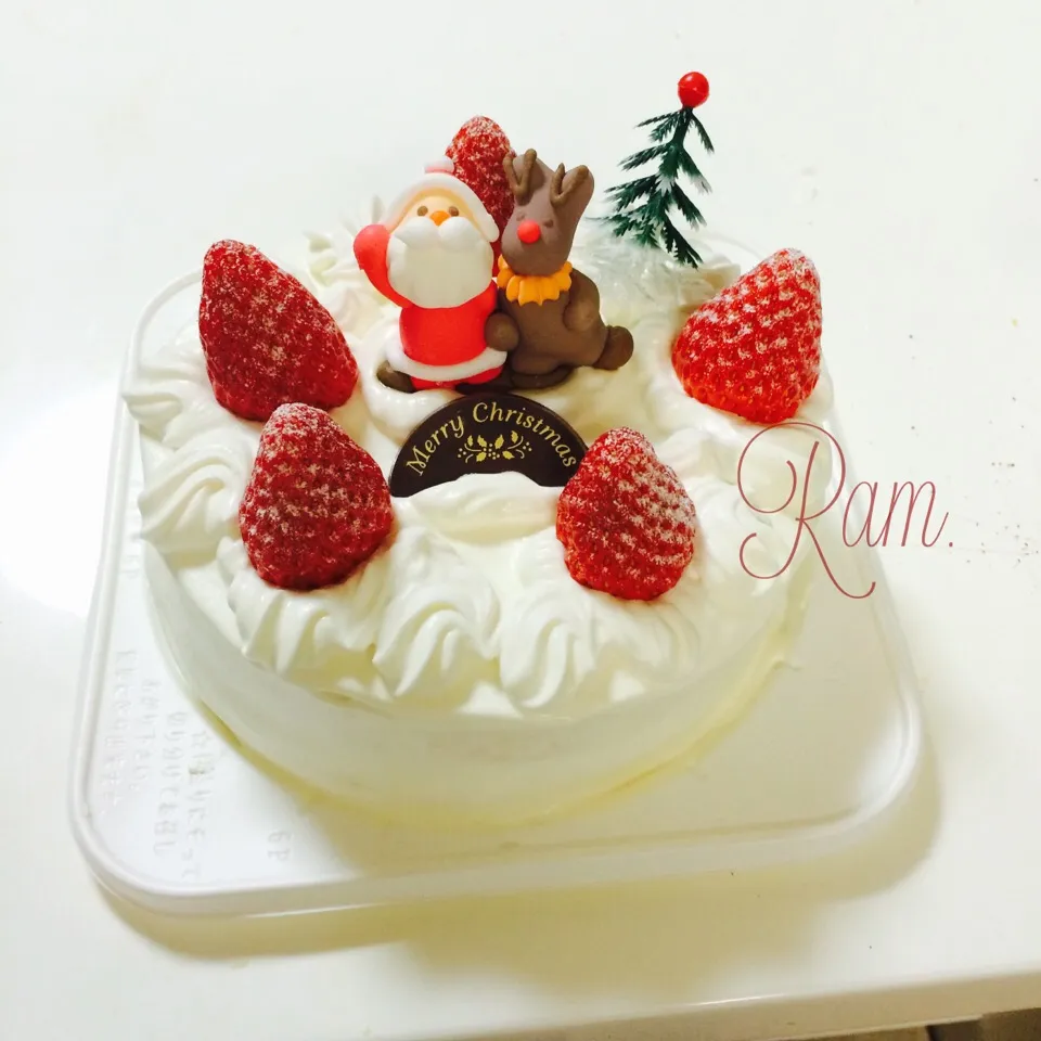 ちょっとはやいクリスマスケーキ|ラムカシパンさん