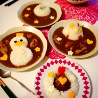 Snapdishの料理写真:クリスマスバージョンカレー☆|まゆこさん