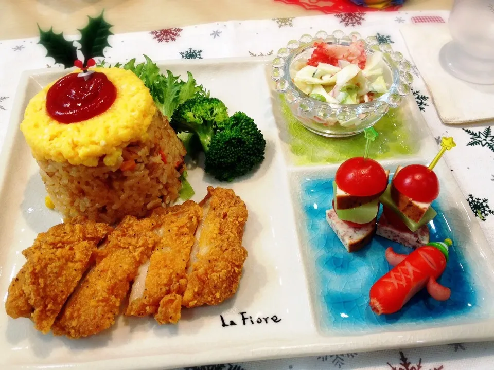 Snapdishの料理写真:12/23 クリスマスパーティー|うっちーさん