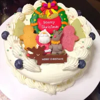 2014クリスマスケーキ♥️|りかさん