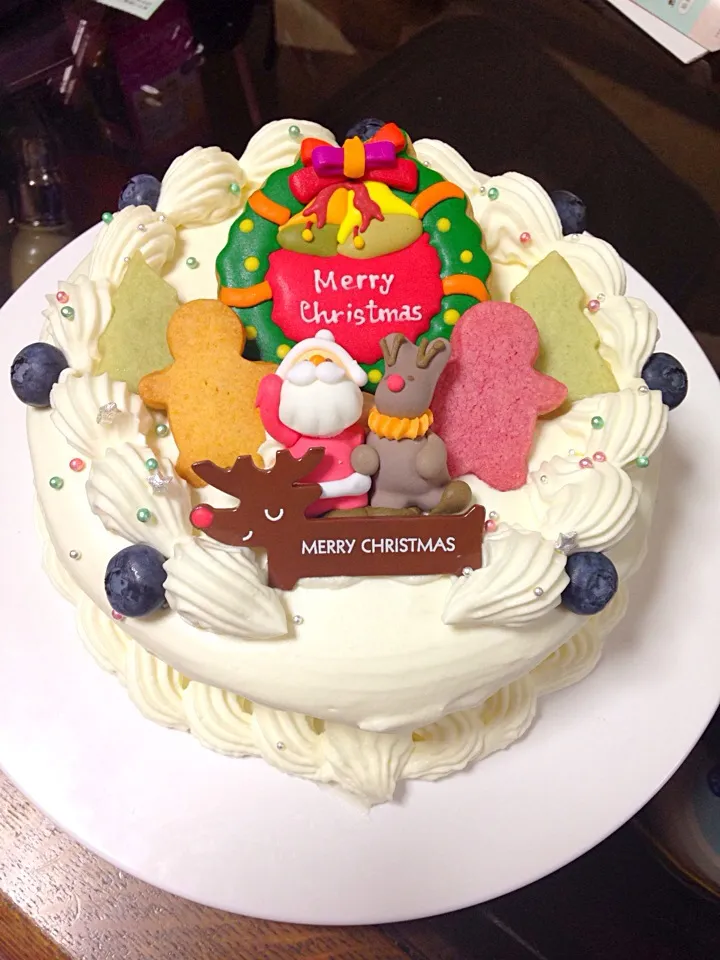 2014クリスマスケーキ♥️|りかさん