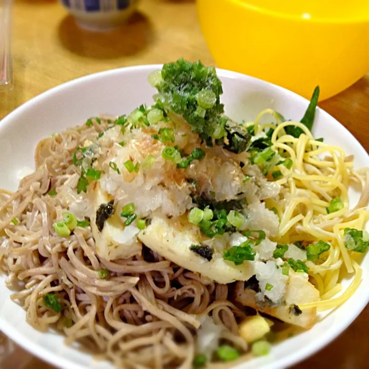 カリカリ長芋とジャコのおろし蕎麦*\(^o^)/*🌟|Ayakoさん