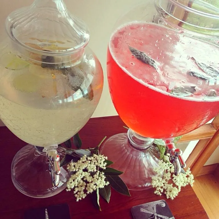 Lemon and kafir lime, and Raspberry and elderflower cordials|kipper's kitchenさん