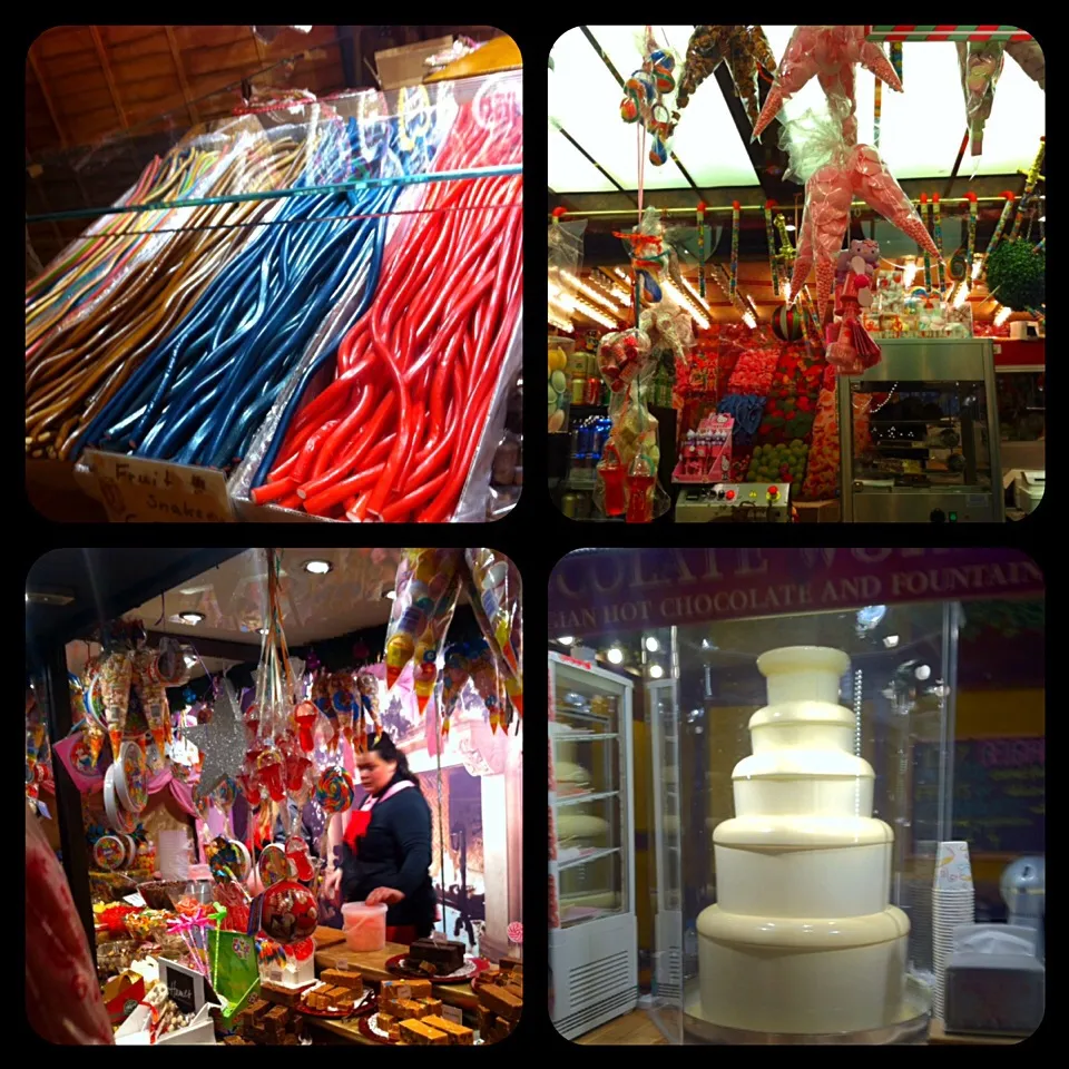 Snapdishの料理写真:Fun at Winter Wonderland, Hyde Parke, London - all kinds of candy!|🍓Jolejo🍓さん