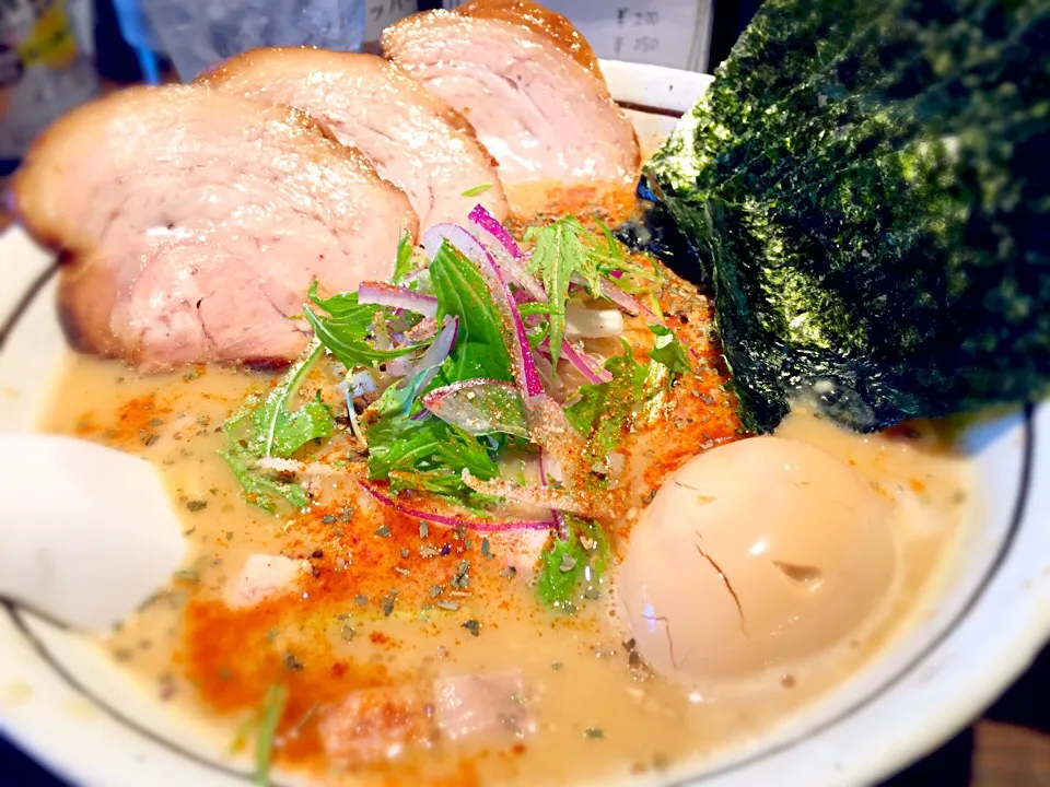 昼も超濃厚味噌ラーメン(限定メニュー)@あなや(初台)|かっちっさん