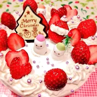 Snapdishの料理写真:クリスマスケーキ|**さん