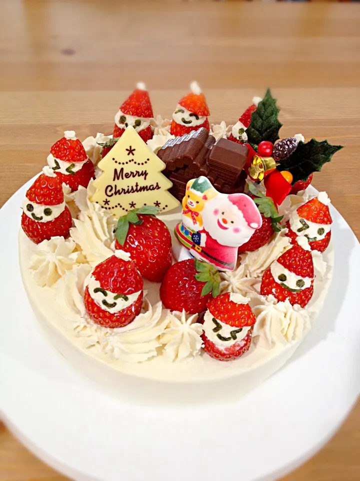 サンタさんのXmasケーキ♬|くるりんさん