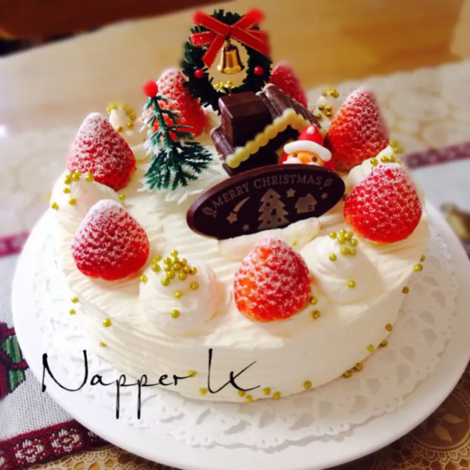 Snapdishの料理写真:🎂クリスマスケーキ|🍴ナッペKさん