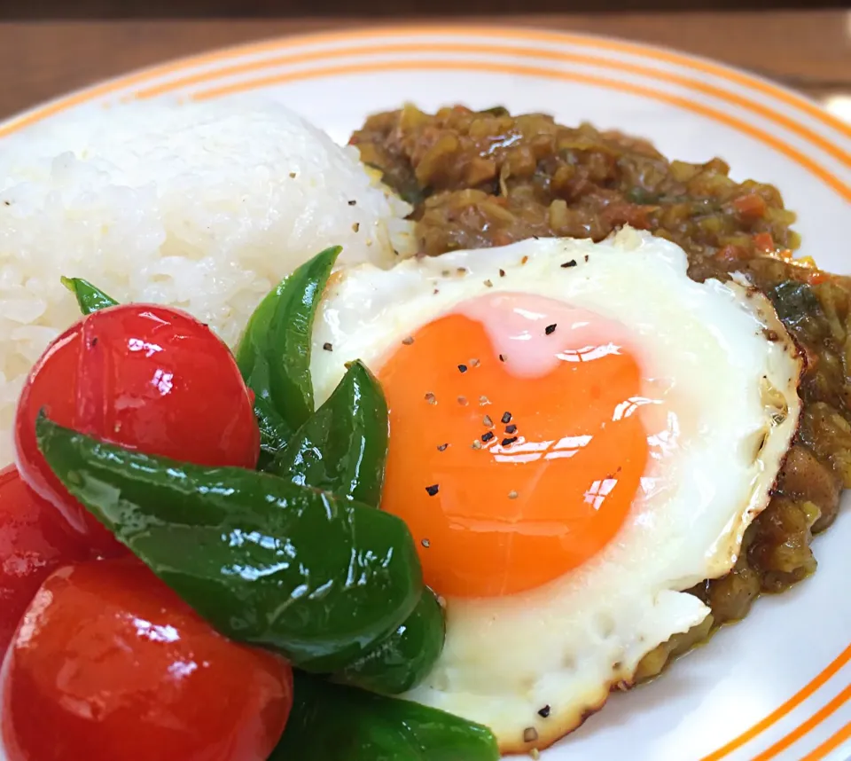 コーズが作ってくれたドライカリーのランチ☆ʕ-̼͡-ʔ|七海さん