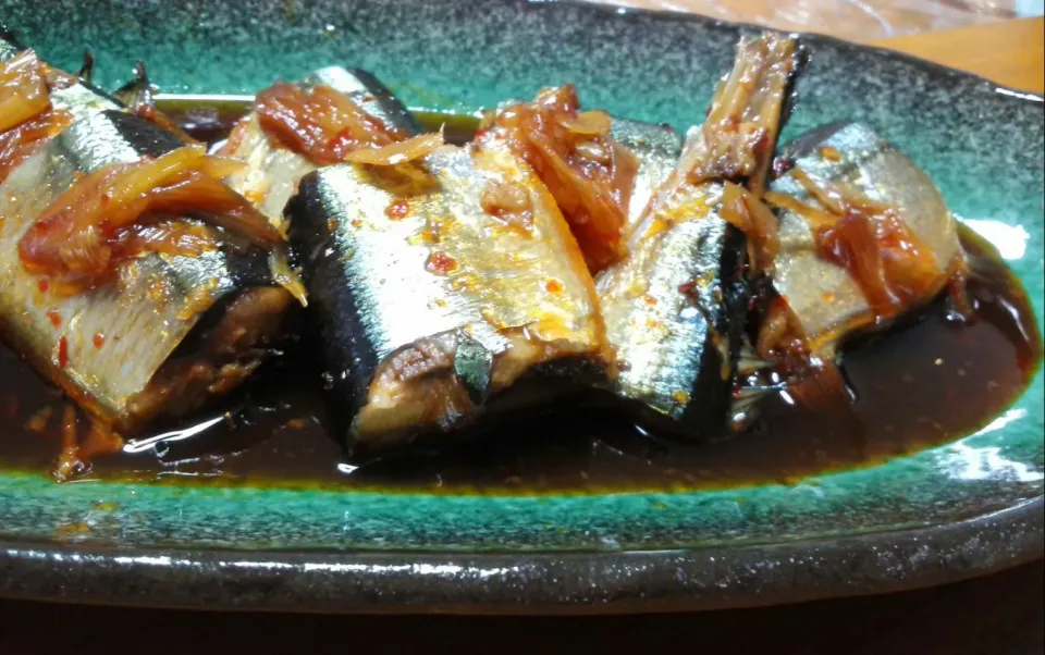 ＊秋刀魚の甘辛豆板醤煮＊|じゃっきーさん