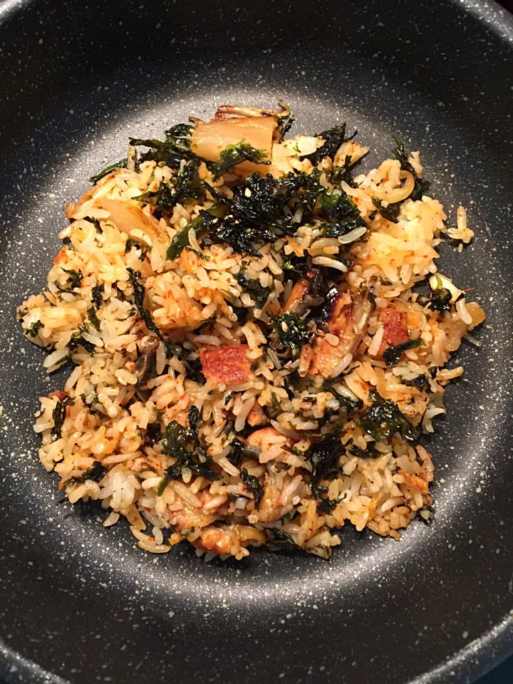 Kimchi and unagi fried rice|chef baobao from Singaporeさん