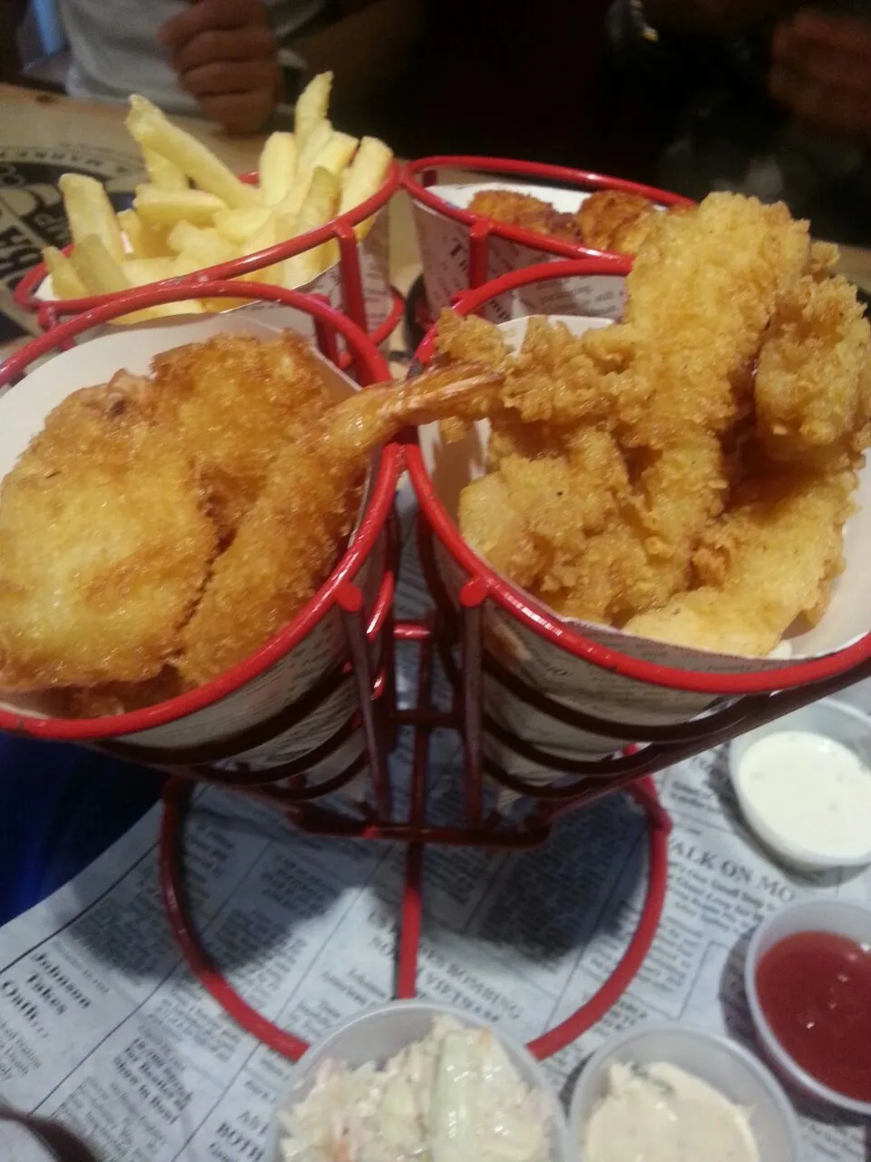 Snapdishの料理写真:bubba gump shrimp combo|Kai-yung Manさん