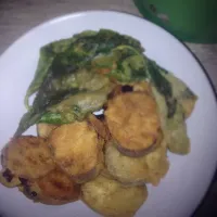 Snapdishの料理写真:Terong bayam goreng tepung|aswin ndさん