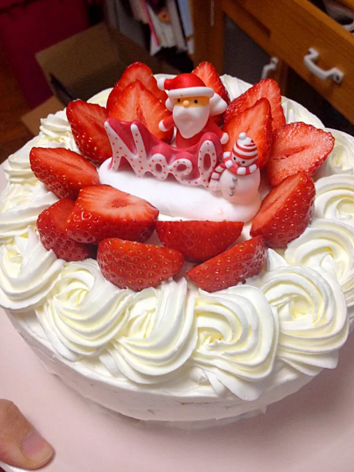 Snapdishの料理写真:クリスマスケーキ2015|chihiro*さん