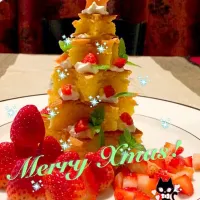 Snapdishの料理写真:クリスマスケーキ🎄|Soh NecoMaidさん