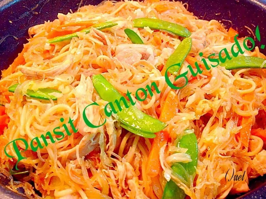 Pansit Canton Guisado ( philippine food ) for Christmas Eve! Happy tummy!!😋|Qchannel Tachifujiさん